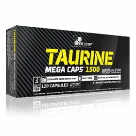 Taurine Mega Caps 1500 120cps