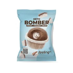 KETO BOMBER CACAO RIPIENO AL COCCO 50 GR
